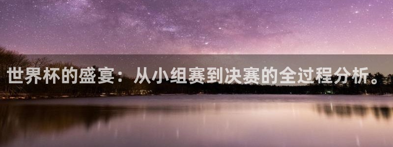 世界杯亚洲区预选赛赛程:世界杯的盛宴:从小组赛到决赛的全过程分析。